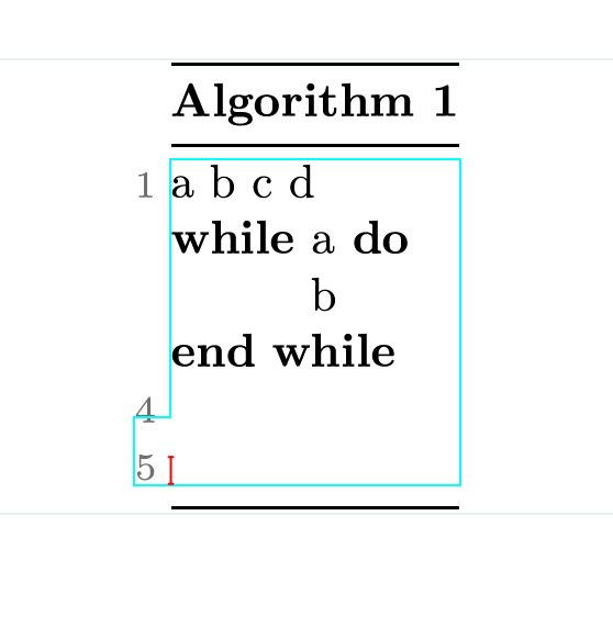 the original algorithm environment